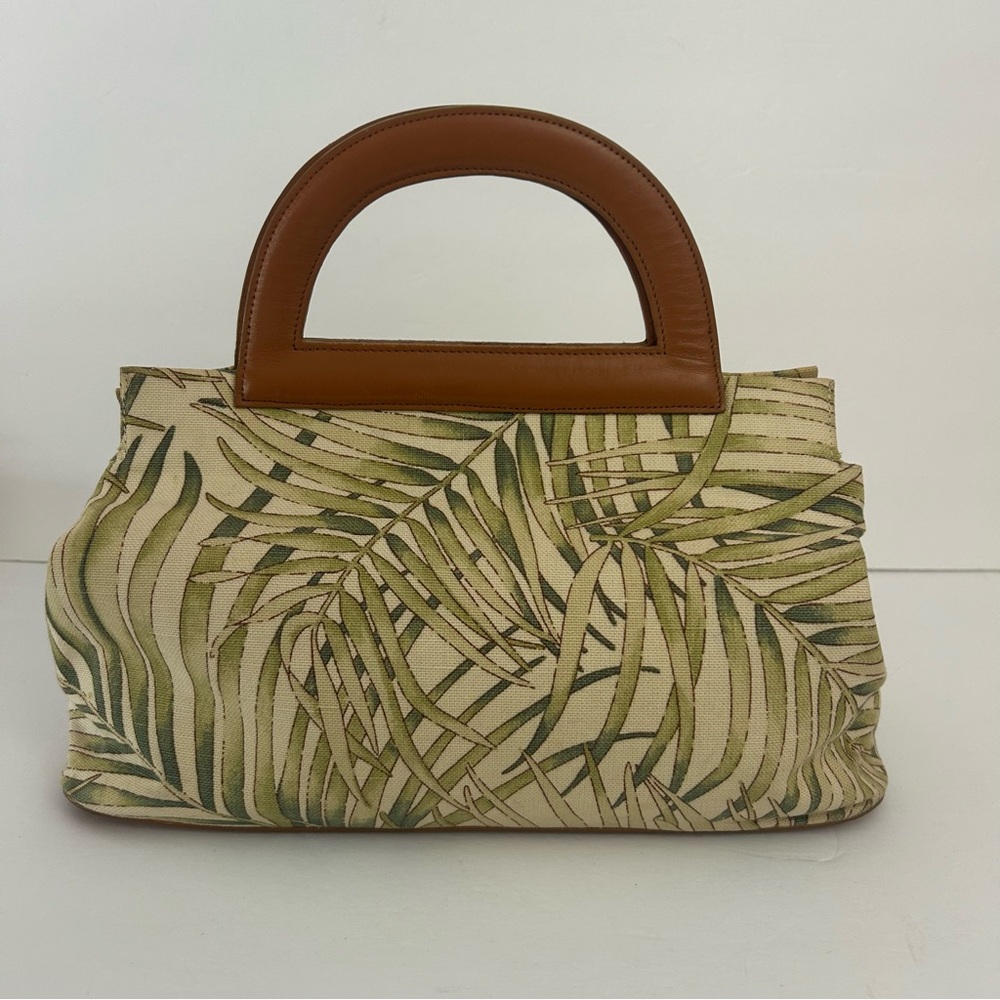 Carolee womens purse handbag tropical palm tree